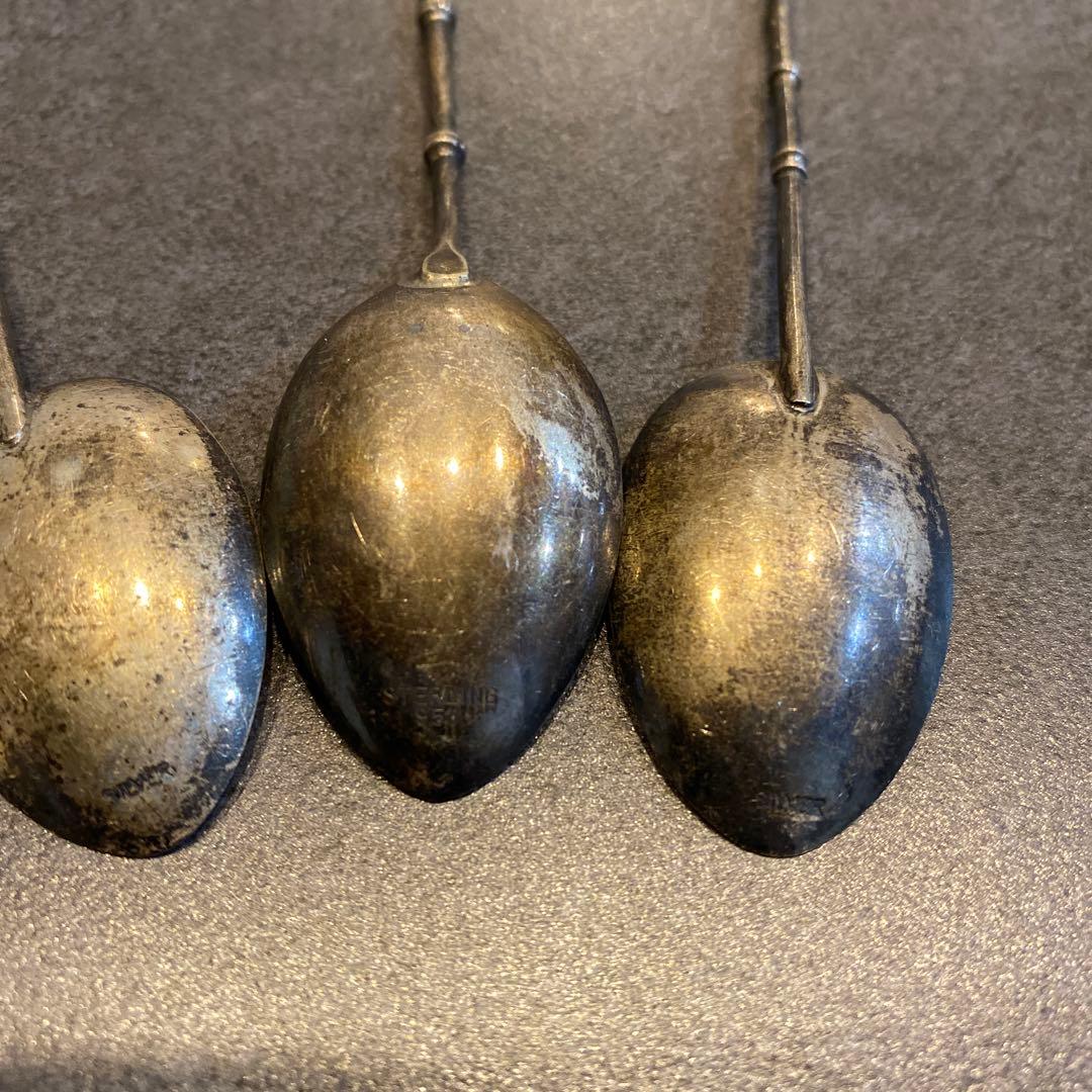 銀製アンティークスプーン 8本SET