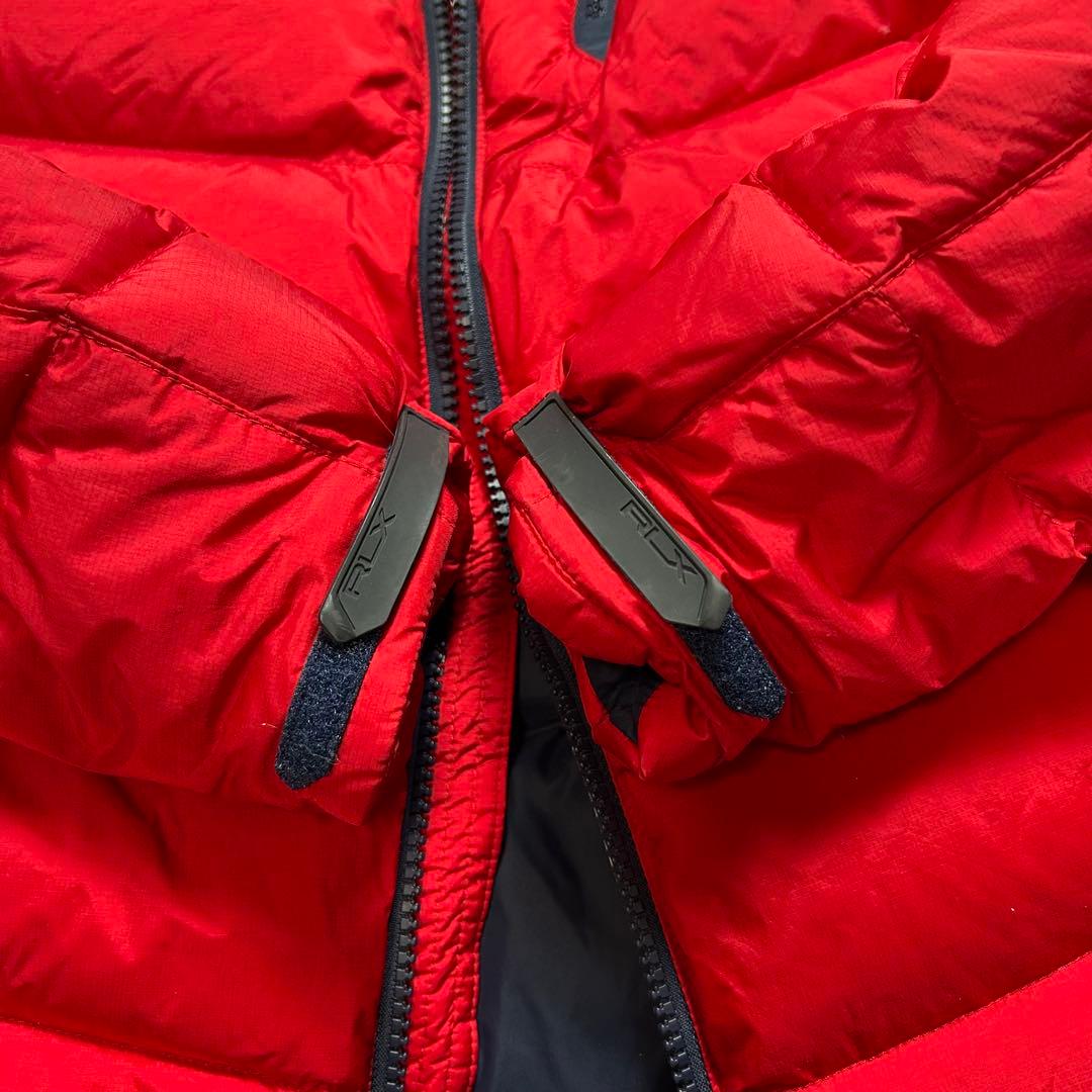 RLX ダウンジャケット　レッド　L フード脱着可