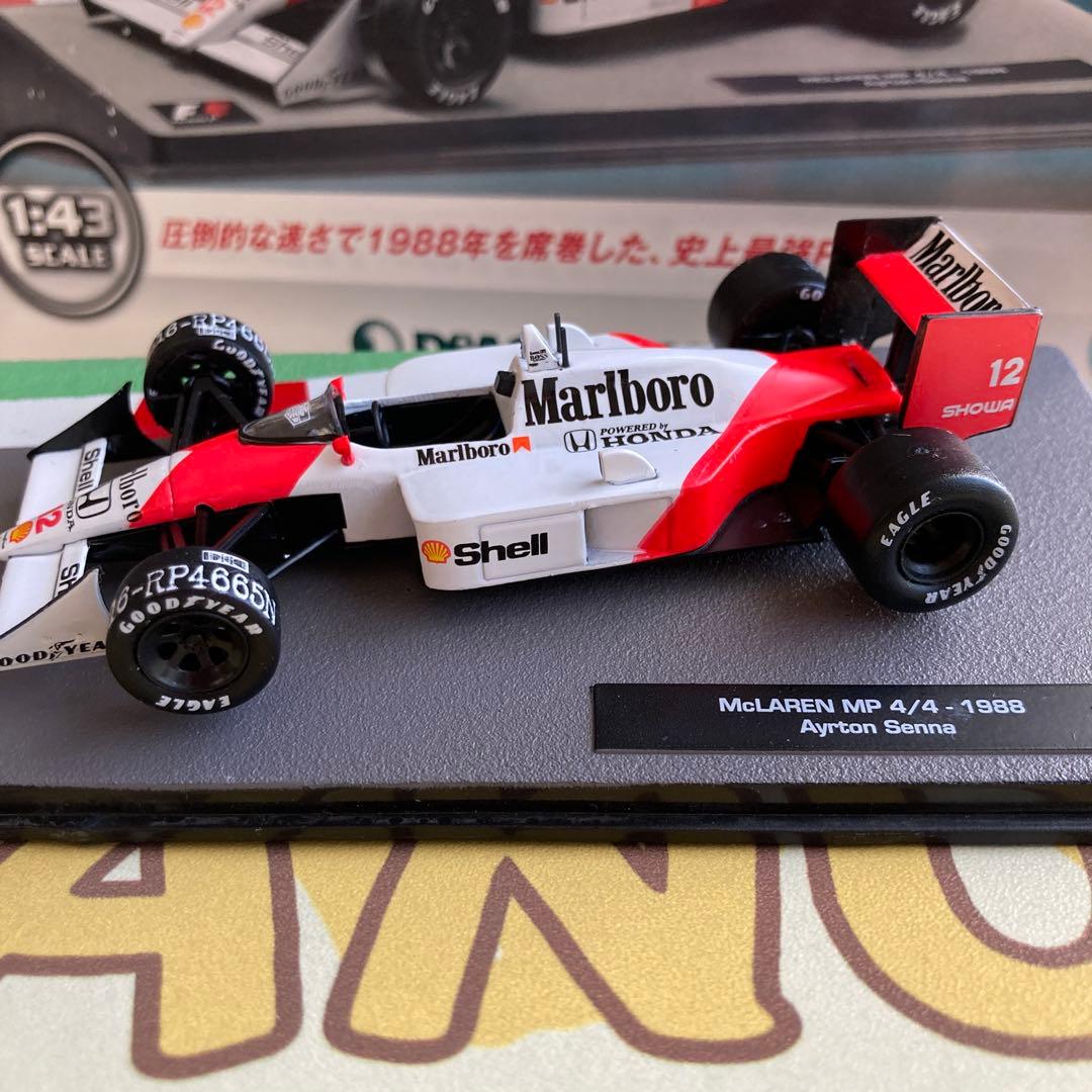 ミニカー McLaren MP4/4 1988 Ayrton Senna 1/43