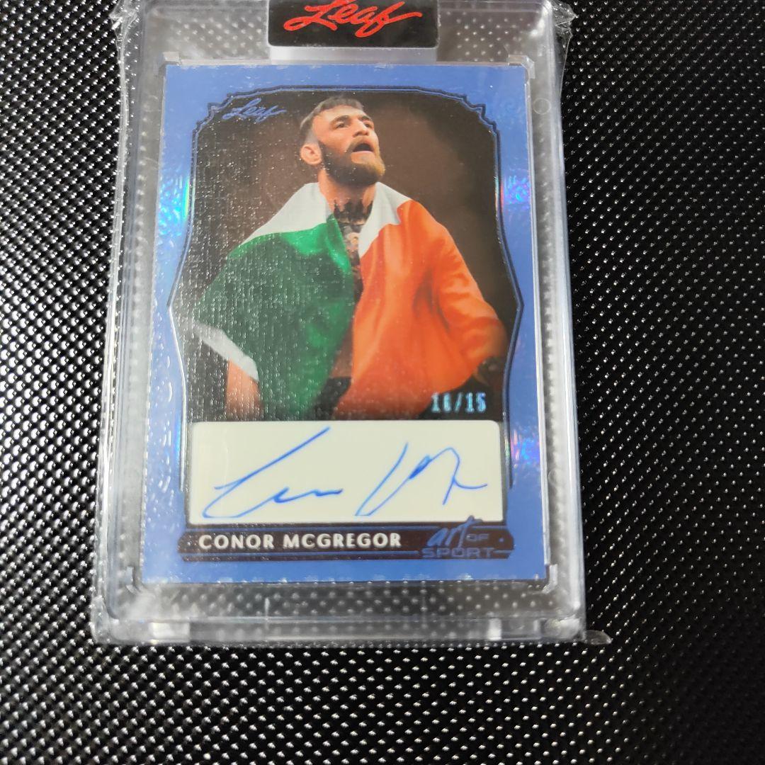 leaf art of sports ufc コナー・マクレガー　サインカード