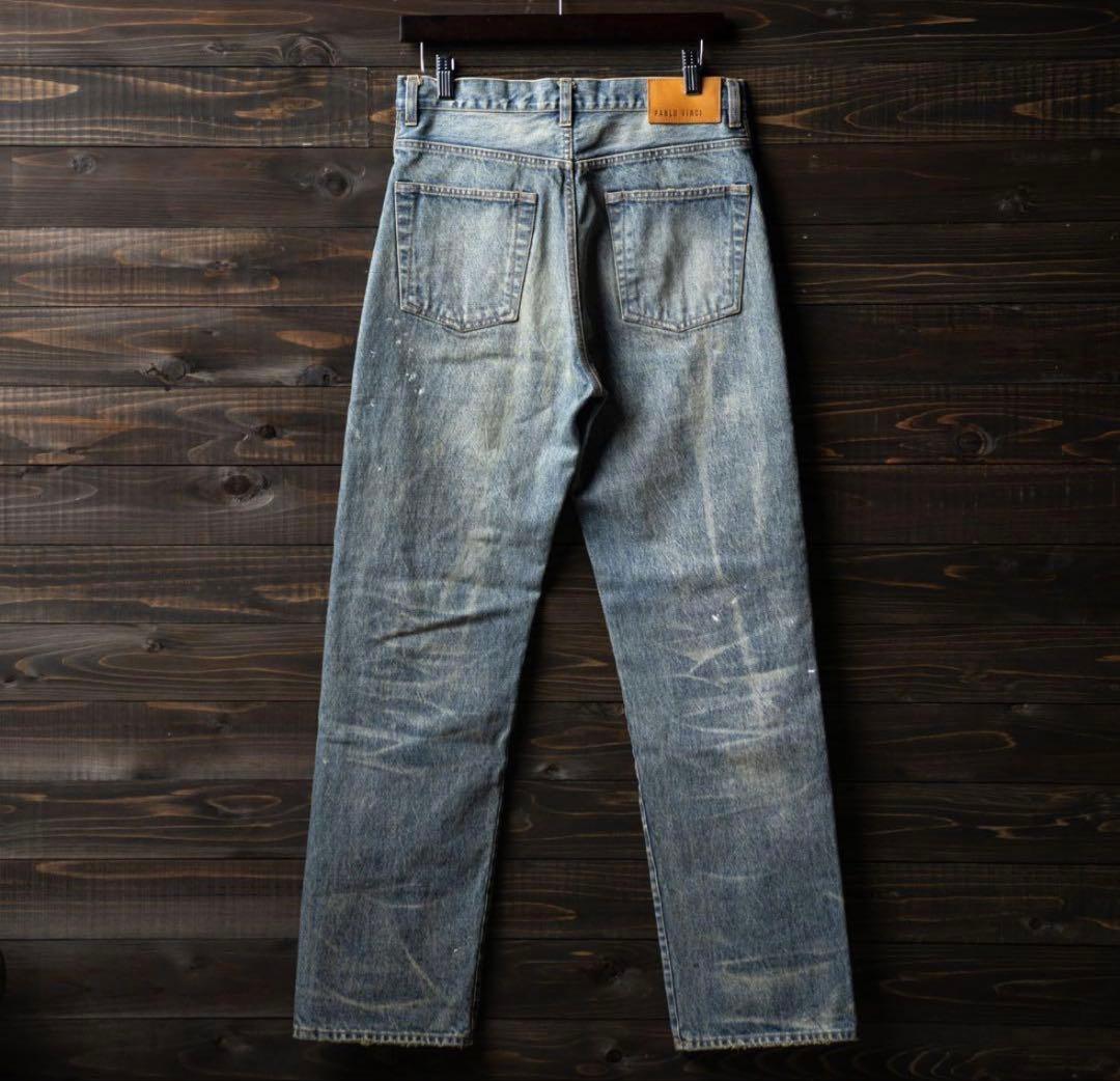 PABLO VINCI　Scratch remake denim pants　s