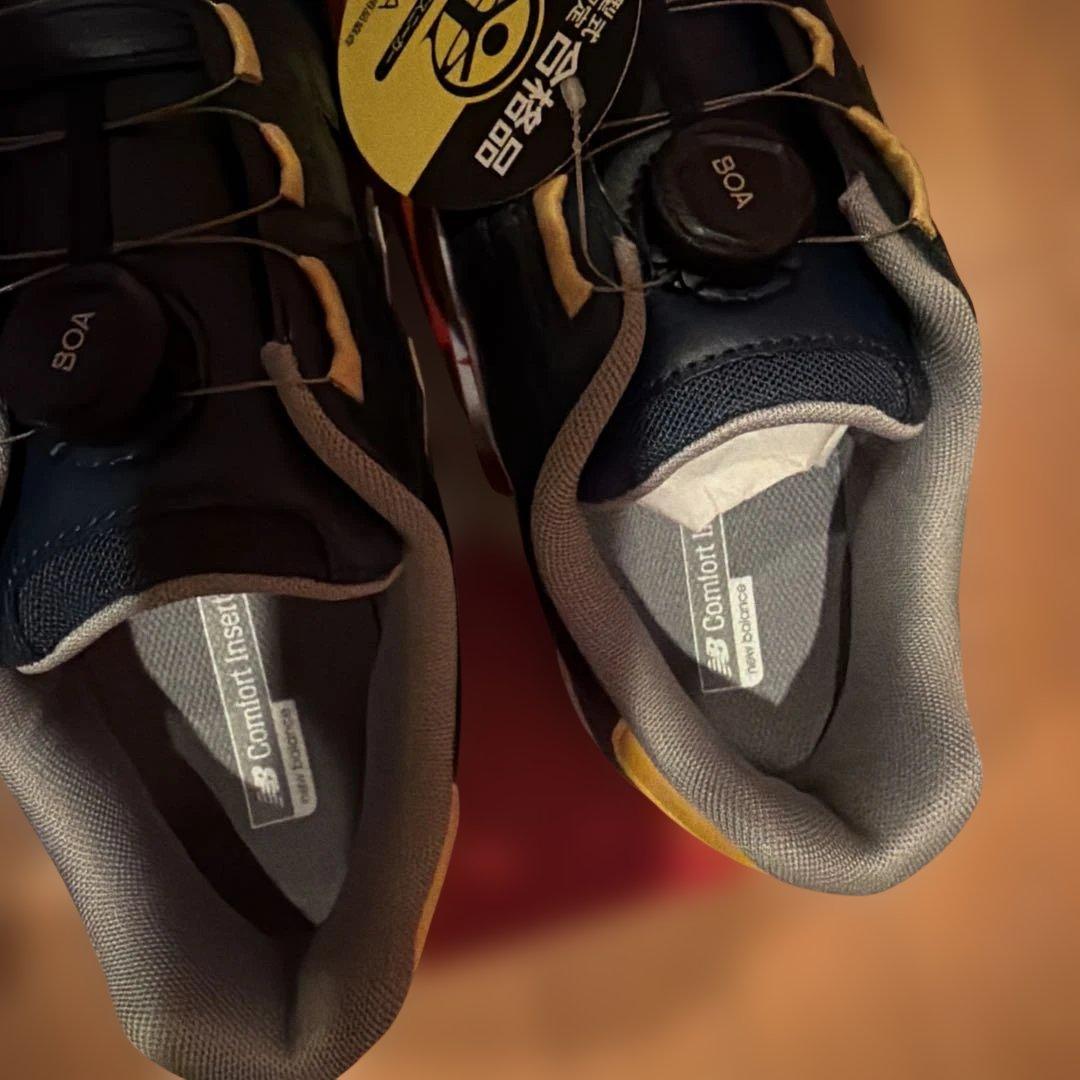 New Balance BS-445 安全靴 26.0 ネイビー/イエロー新品