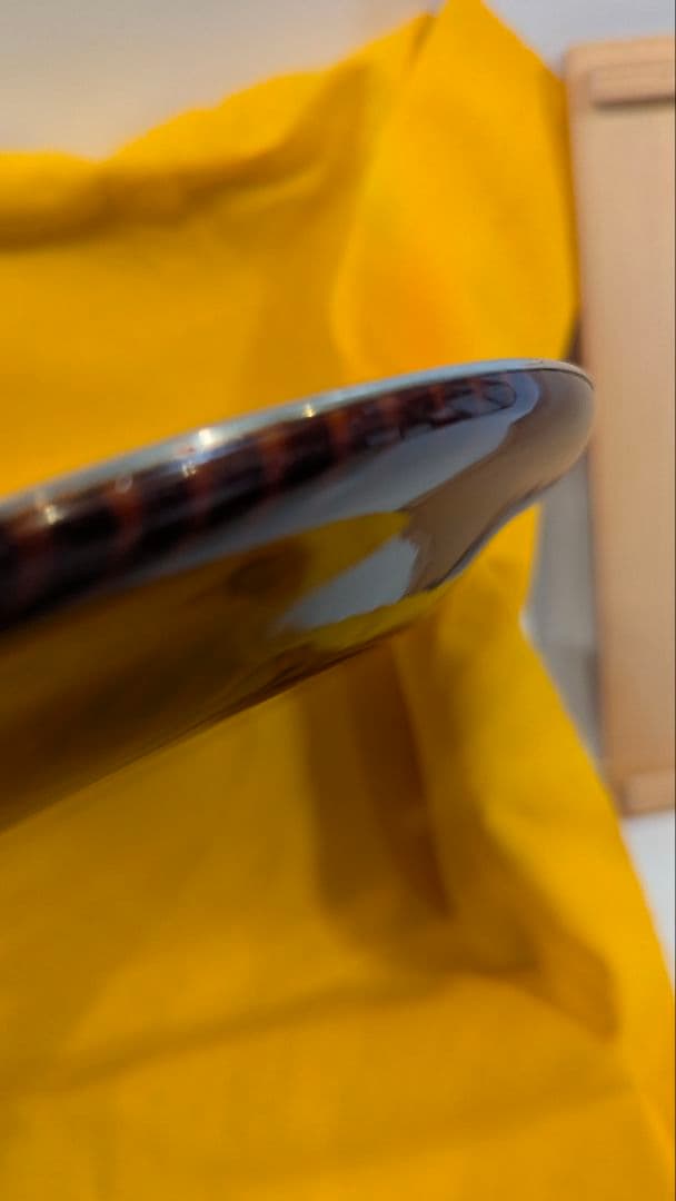 尚濤済　覆輪　青海盆　菓子盆　骨董　茶道　華道　木箱　漆器　漆芸　丸盆　伝統工芸