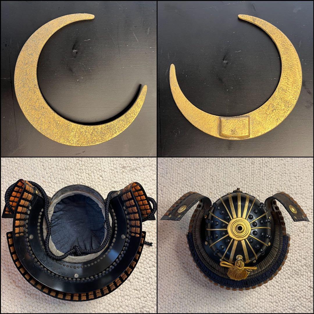 美品！『薩摩丸武工房製』【現代　甲冑 等身大】黒色胴当世具足一式　『日本 鎧』