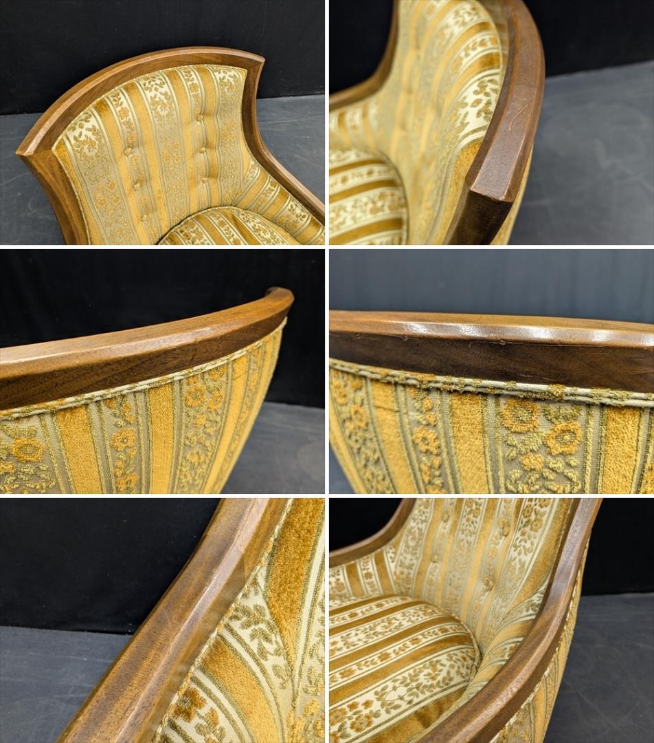 ドレクセルヘリテイジ　アップホルスタリー　1人掛けソファ　1P　シングル　B