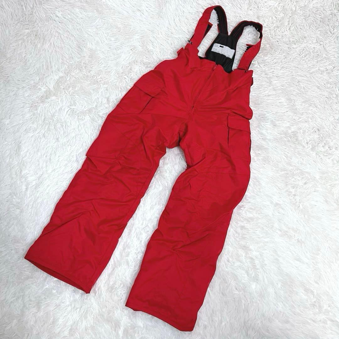 美品 フェニックス スキーウェア上下 140 ジュニア レッド ワッペン 小学生