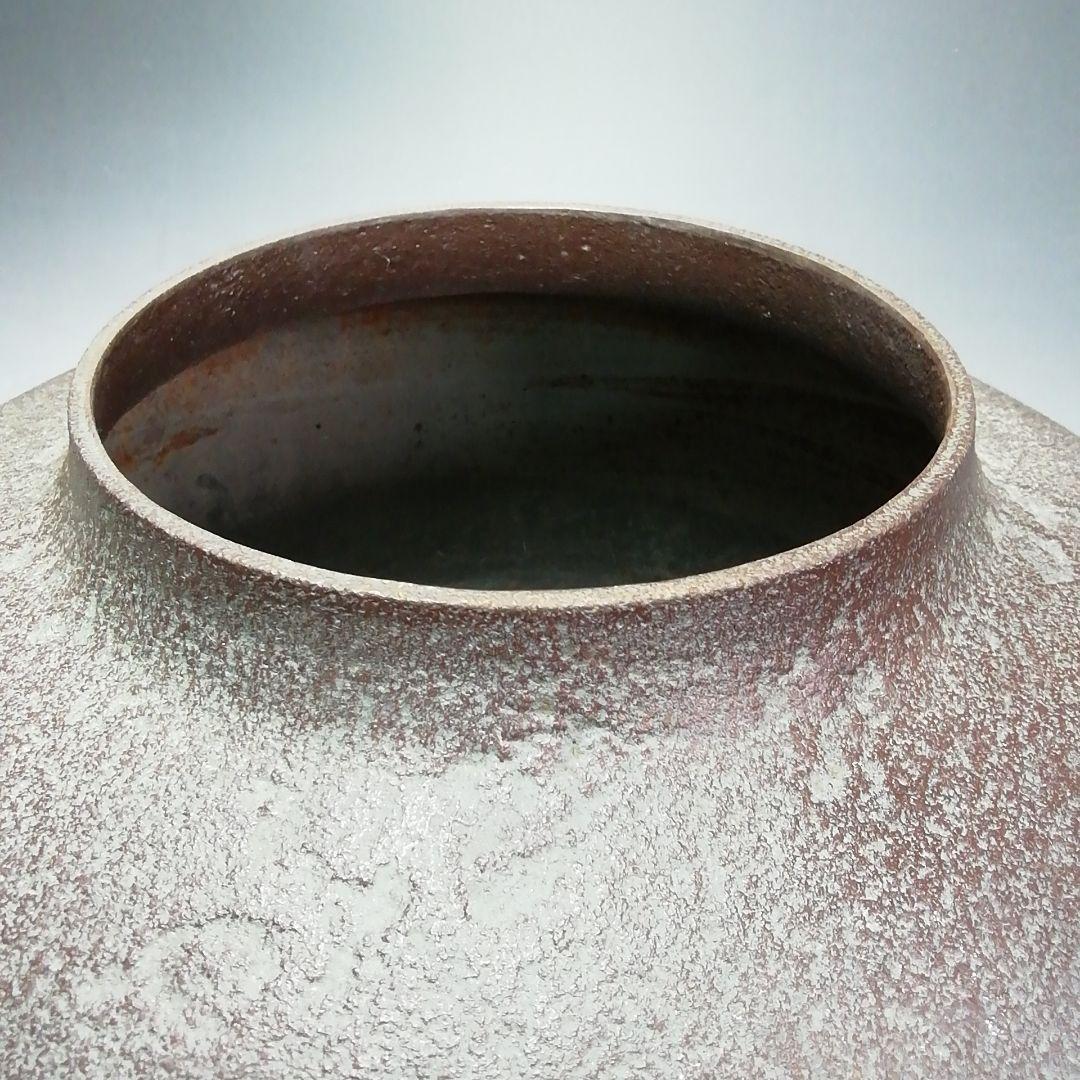 Ｓ６７６　茶釜　『阿弥陀堂釜』『釜師　佐藤清光作』『鉄釜』　共箱　茶道具