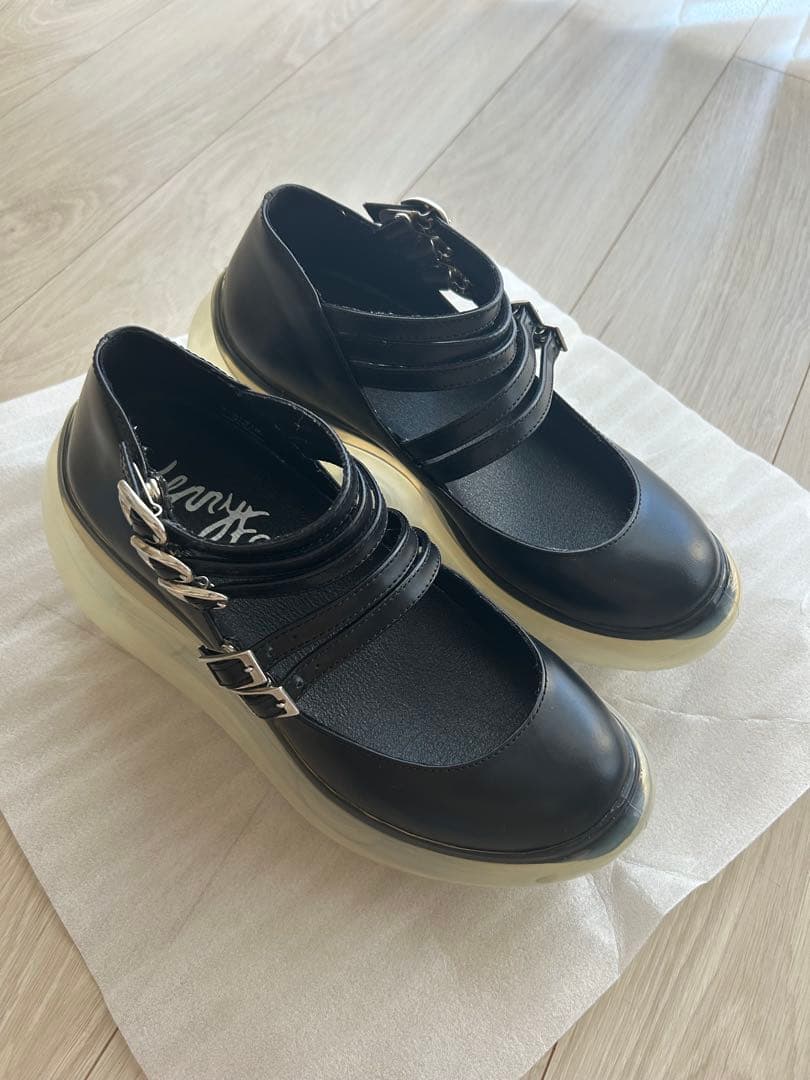 JENNYFAX×grounds ミキオサカベ ストラップシューズ