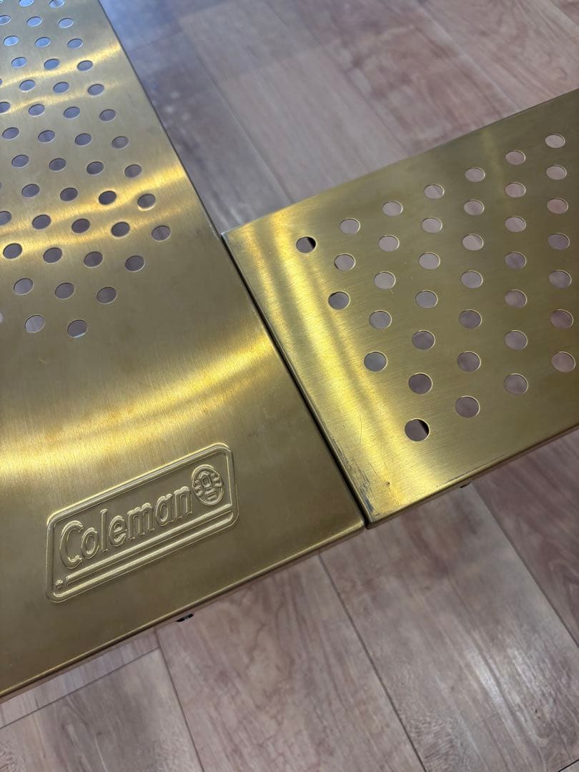 コールマン　ファイヤープレイステーブル　ショップ限定ゴールド　Coleman