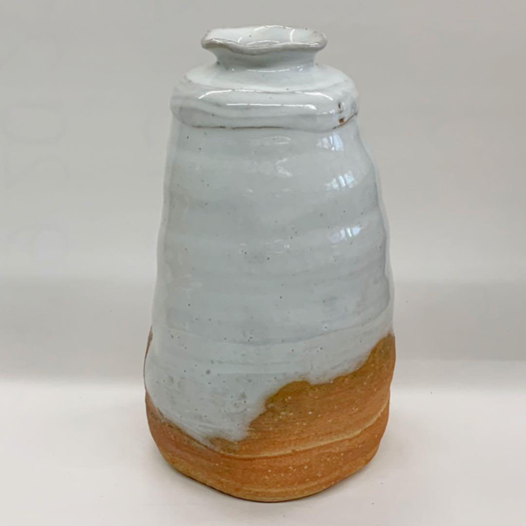 【花入18】萩3  白萩　小松健　高さ20.5㎝