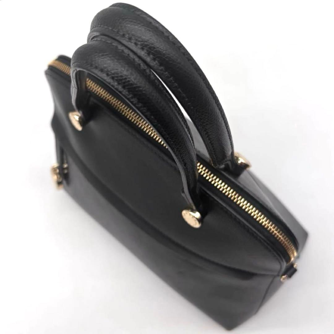✨美品✨フルラ　パイパー　M　ハンドバッグ　ショルダーバッグ　2way　ブラック