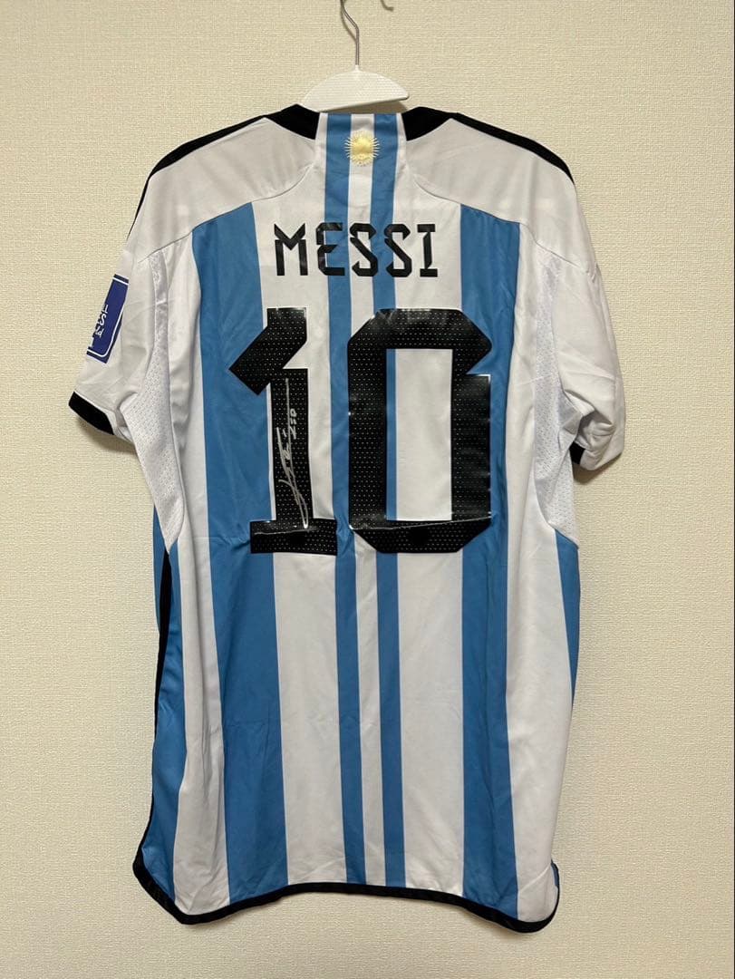 【メッシサイン入りシャツ10番~鑑定書付き~】アルゼンチン代表