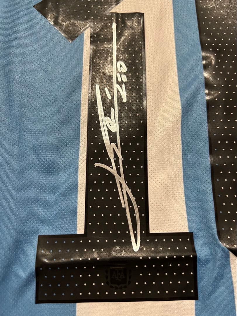 【メッシサイン入りシャツ10番~鑑定書付き~】アルゼンチン代表