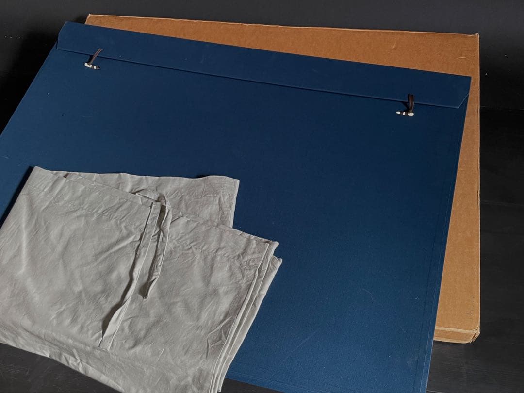 【美品 高級品質】「母」 杉 檜 腰風炉先 風炉先屏風 共布 タトウ（128②）