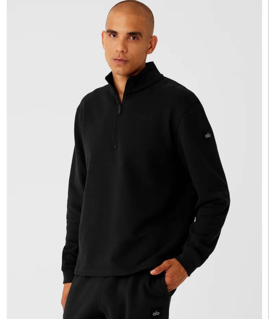 A*e様 Renown Heavy Weight 1/4 Zip Lサイズ　ブラ