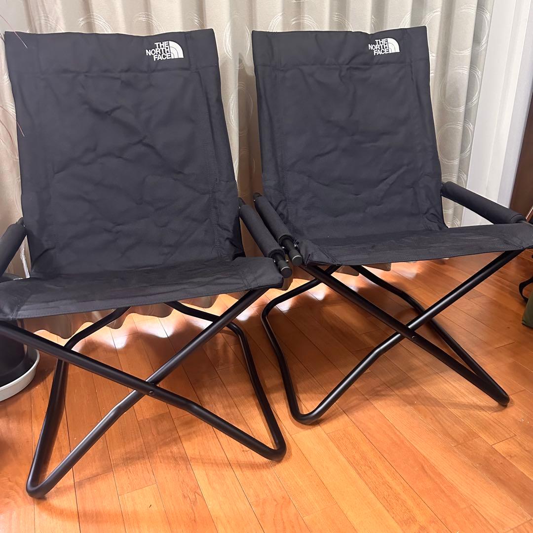新品・未使用 ザ・ノース・フェイス キャンプチェア　ブラック2個