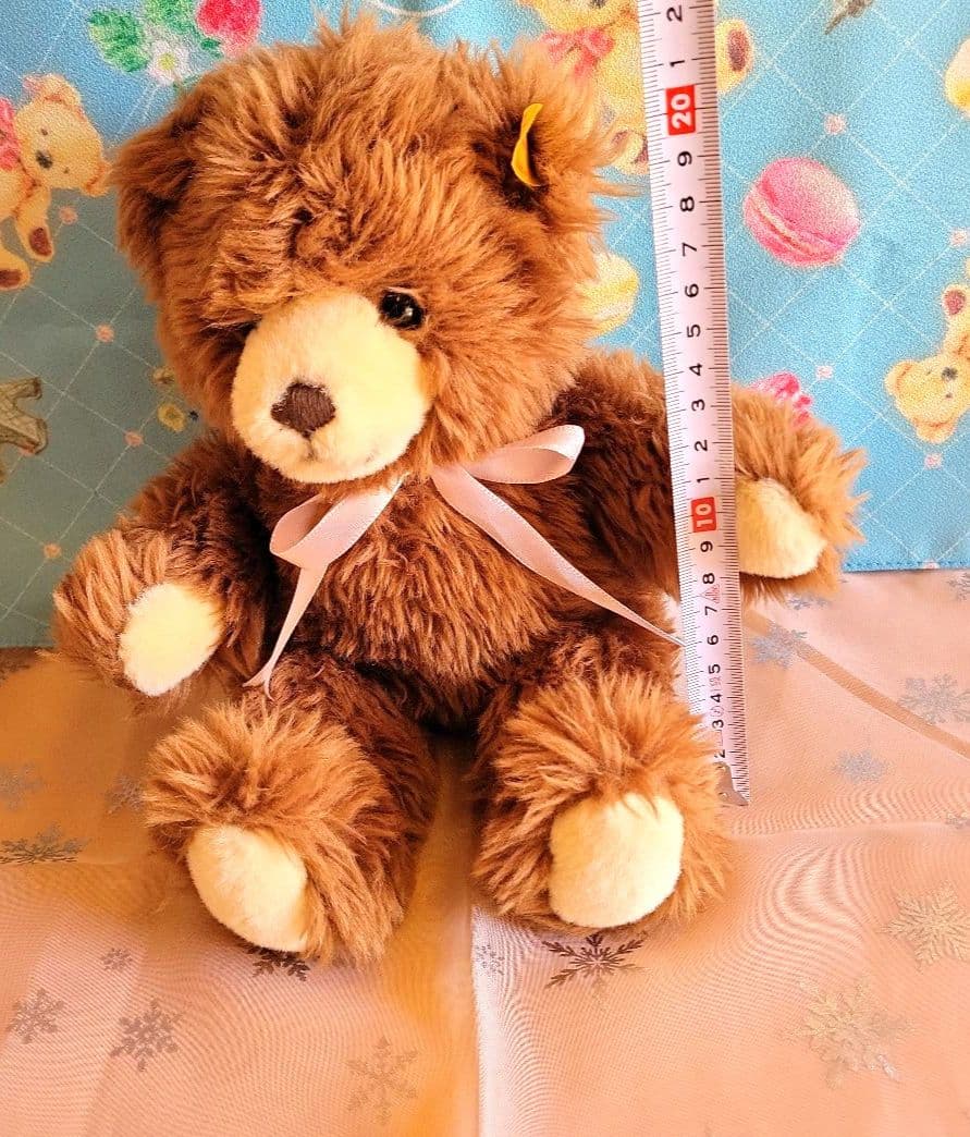 シュタイフ　Molly Teddy（モリーテディ）19678 ブラウン　リボン