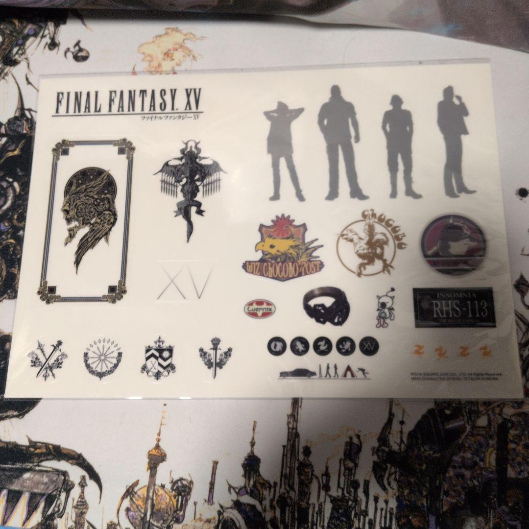 スクエニカフェ限定品 FFXV デコレーションステッカー 4種セット