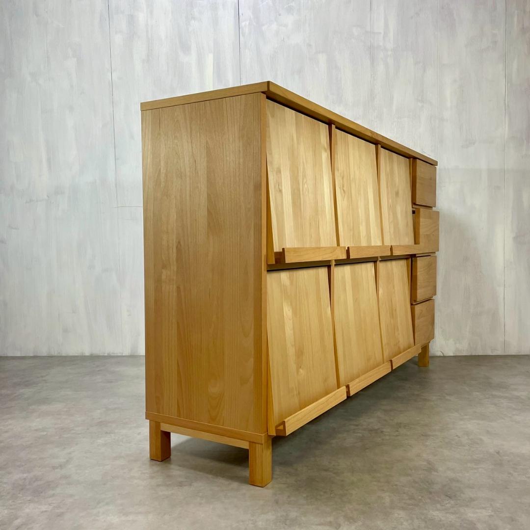 高野木工 レッチェ マガジンラック ホワイトオーク キャビネット ナチュラル