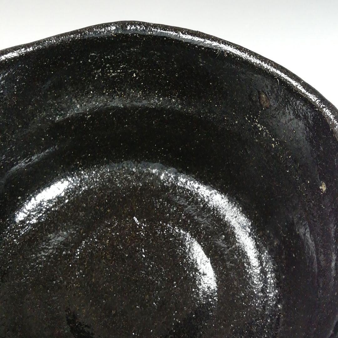 Ｗ１７０　茶碗　『黒楽茶碗』『陶造 作』『紫野 小林太玄 書付』　共箱　茶道具