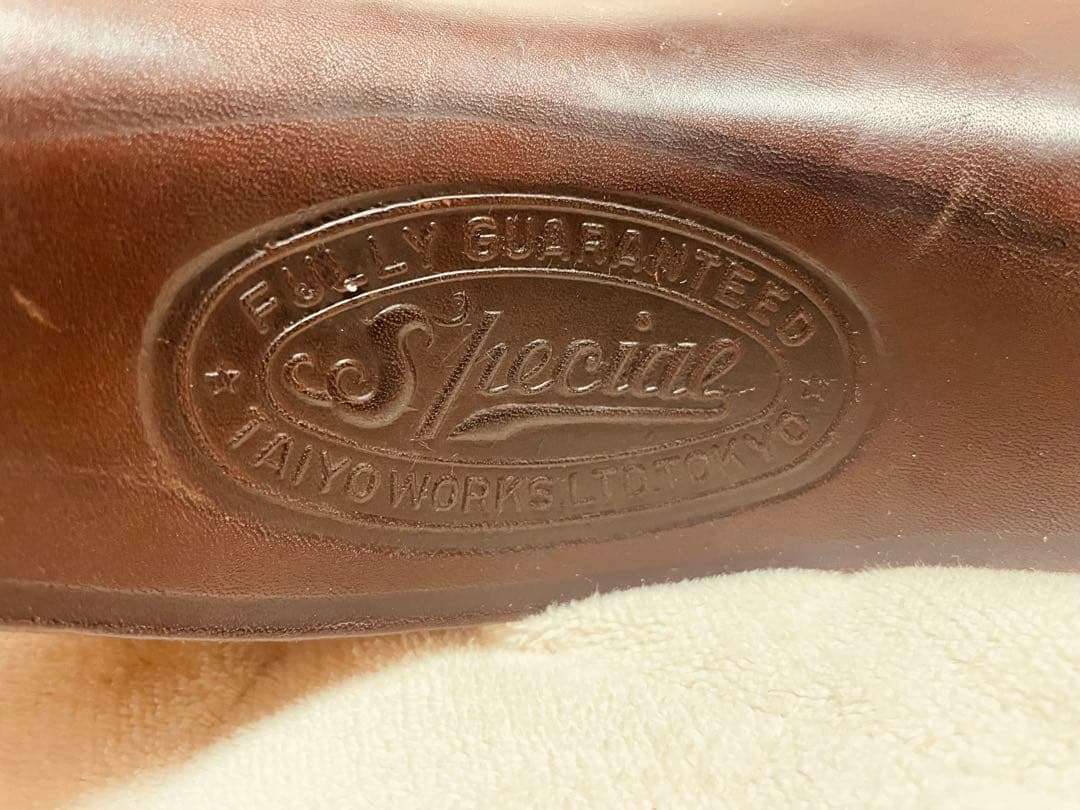 自転車サドル　スペシャル　レトロ　革　昭和