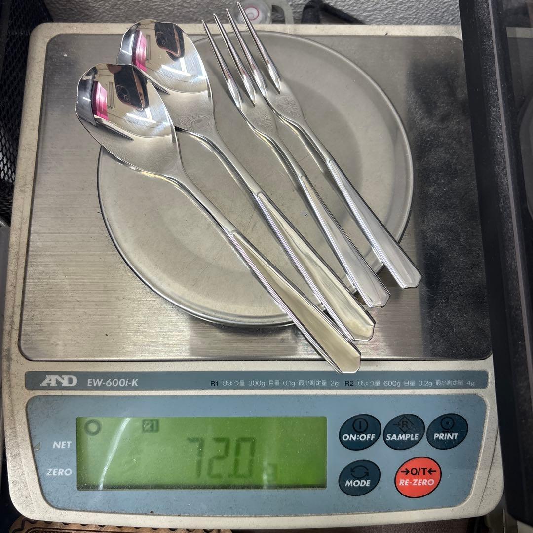 徳力 銀製 デザート スプーン フォーク