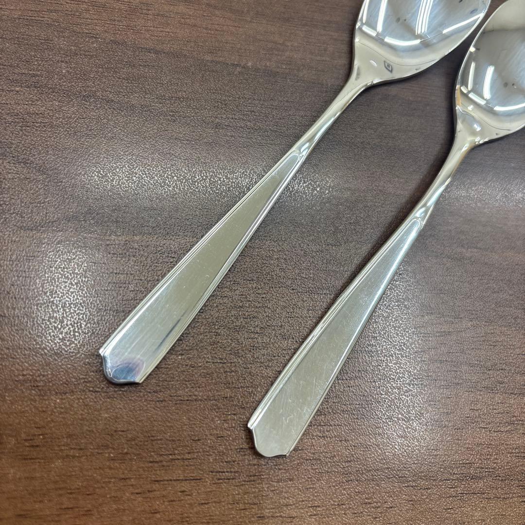 徳力 銀製 デザート スプーン フォーク