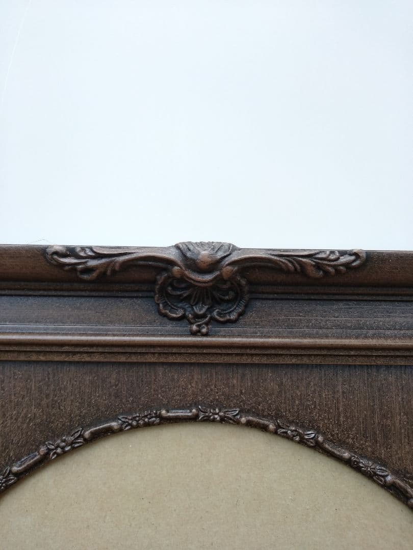 ガラス付き　未使用　エス アンド エフ　S&F　高級輸入額縁　半切　アンティーク