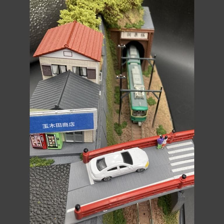 江ノ電ジオラマ・極楽寺駅・桜橋・極楽洞セット化（R134Tomo）