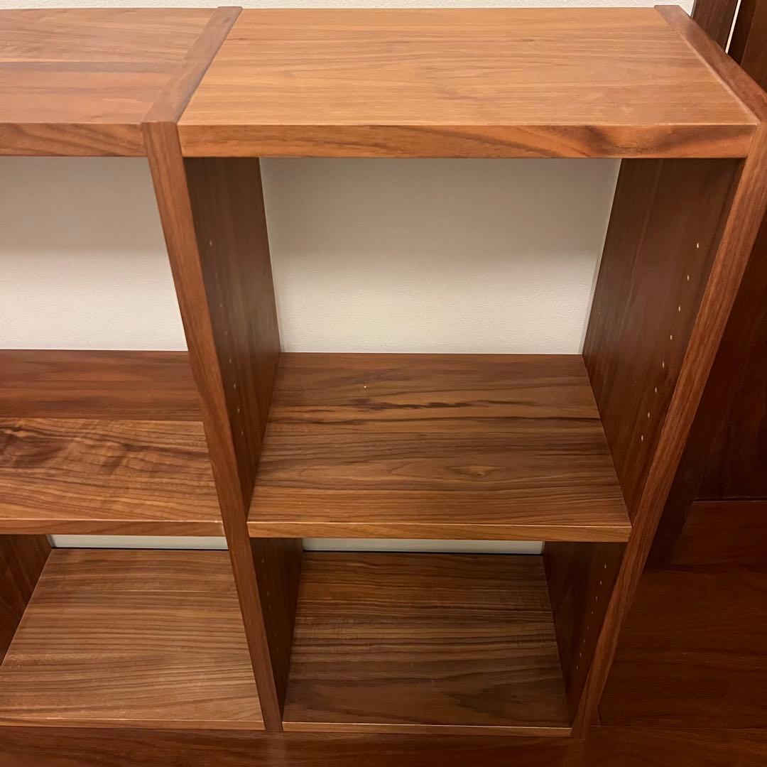 ニトリ コネクトシリーズ ユニットシェルフ ウォールナット