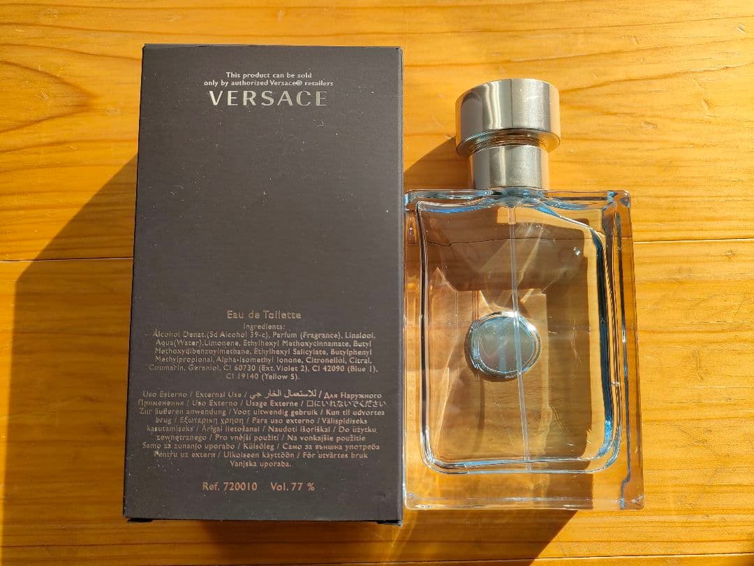 香水(男性用) VERSACE pour homme 100ml Eau de Toilette