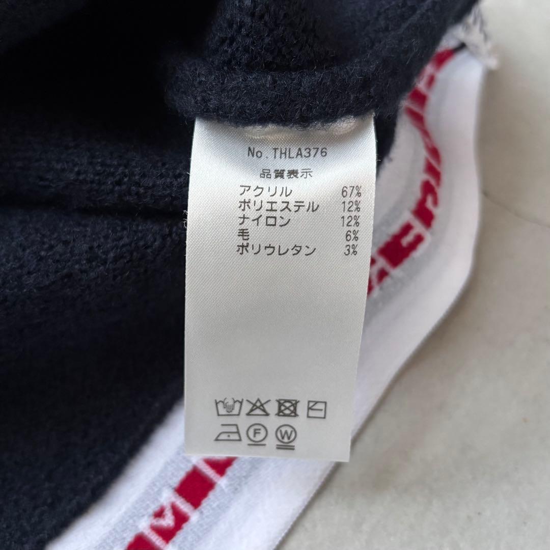   GOLF ハイネックニットセーター ロゴワッペン