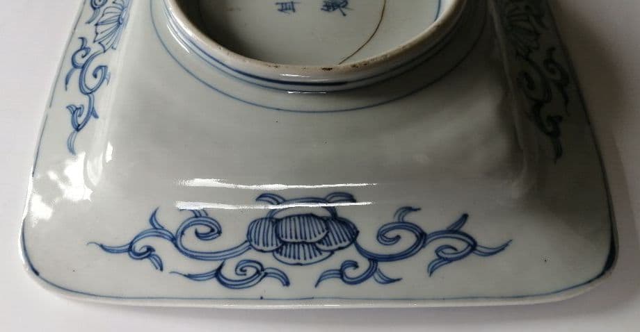 古伊万里　角皿