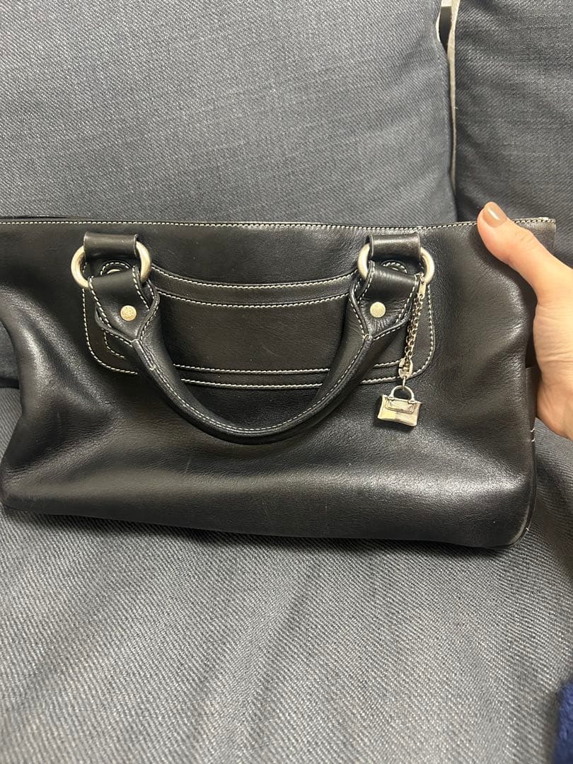 セリーヌ　Celine ブギーバッグ　黒　トリオンフ　チャーム付き