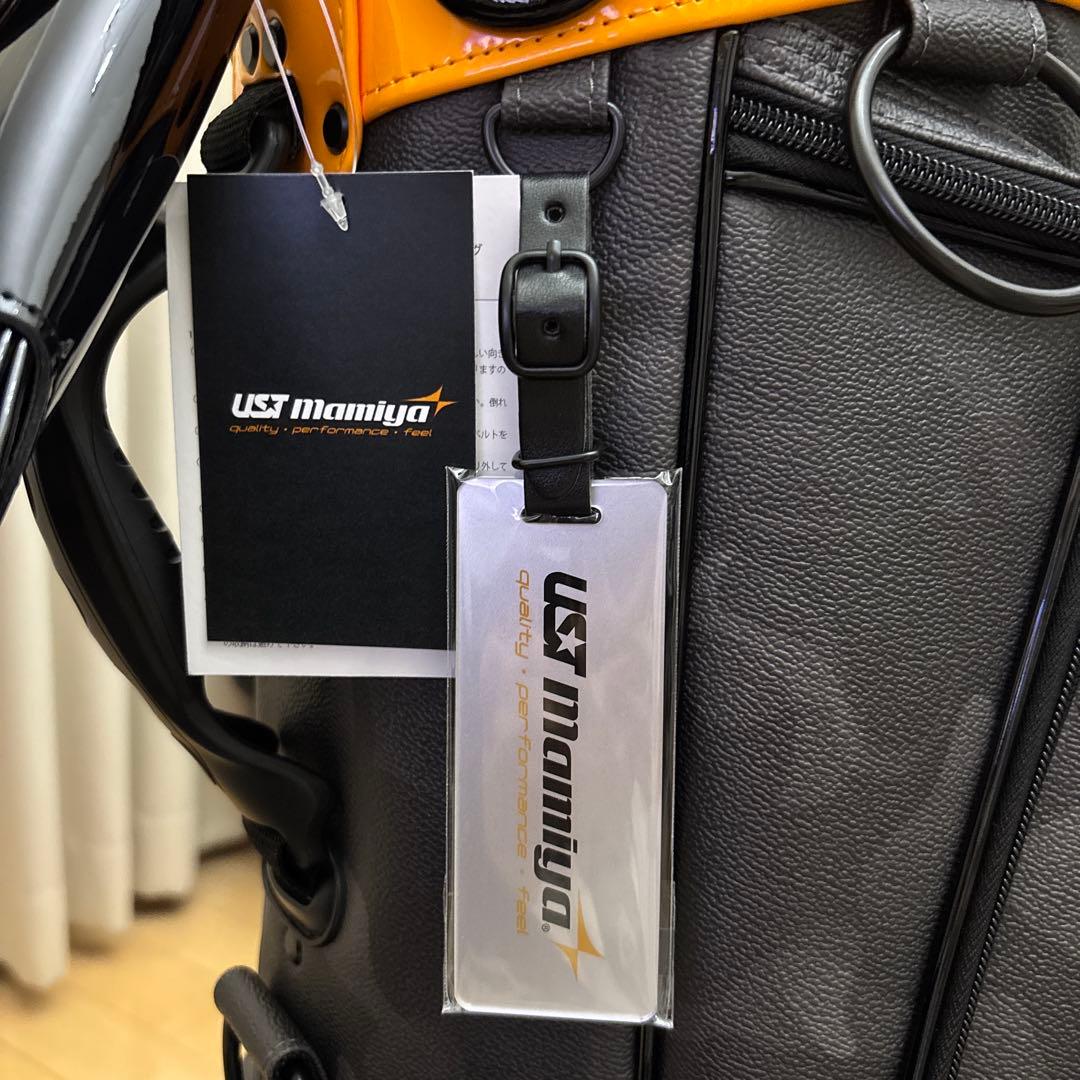 UST mamiya カモフラキャディバッグ スタンド付き