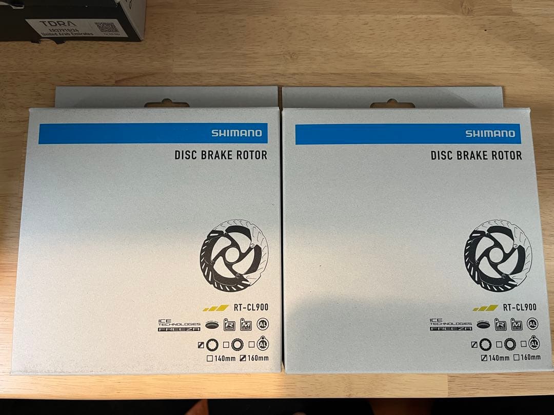 SHIMANO RT-CL900 140mm 160mm セット