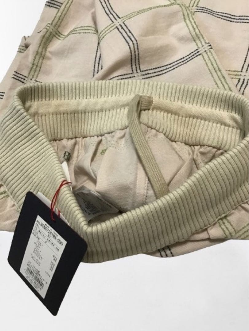 【新品未使用タグ付】FUGA FUGA チェック柄 リバーシブルパンツ