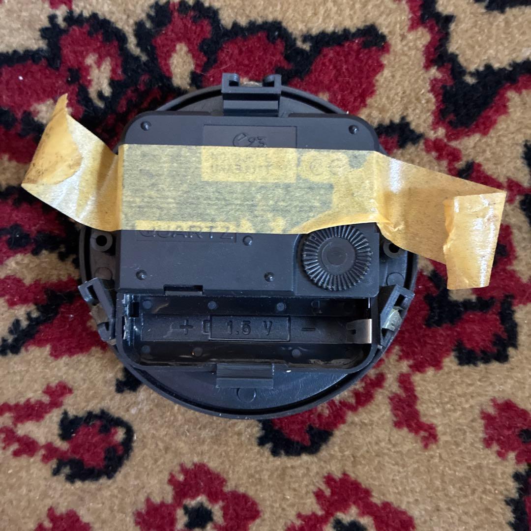 アンティーク　時計付き木製ボトル/ワインボックス