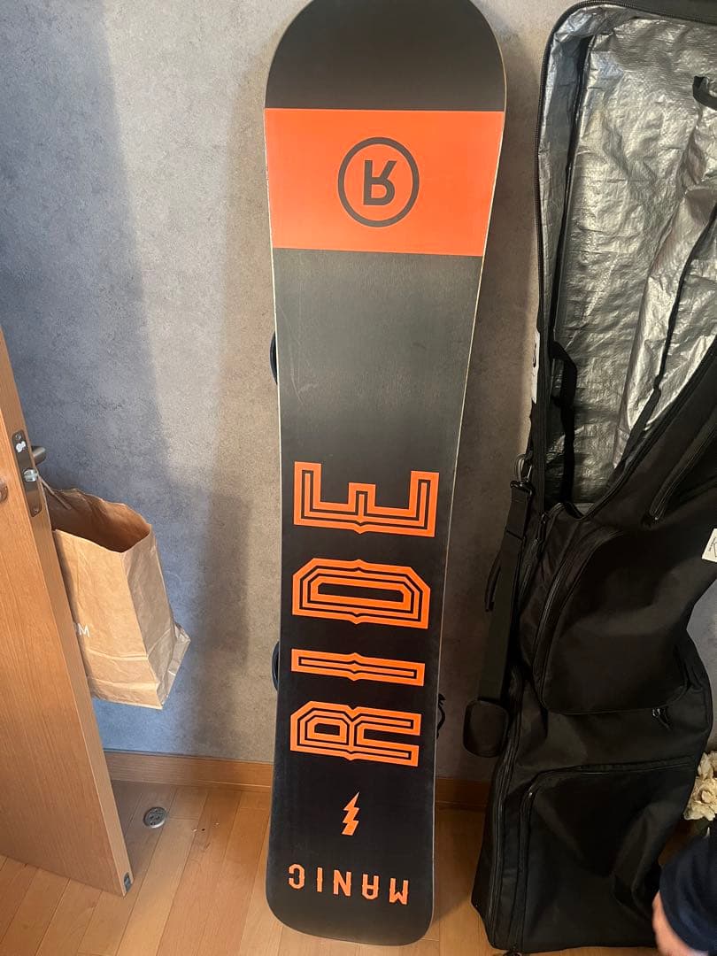 RIDE manic 161cm (カバー付き) スノーボードセット