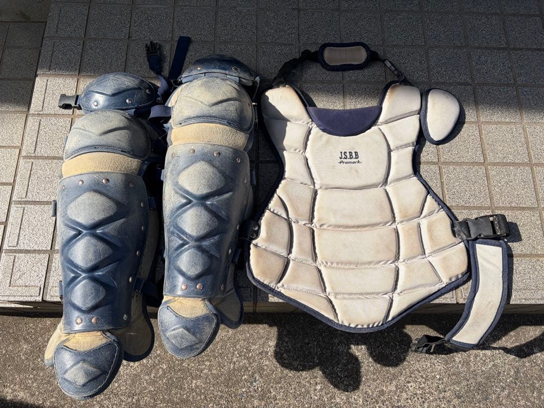 キャッチャー防具 プロテクター レガース 一般軟式 ナイキ プロマーク