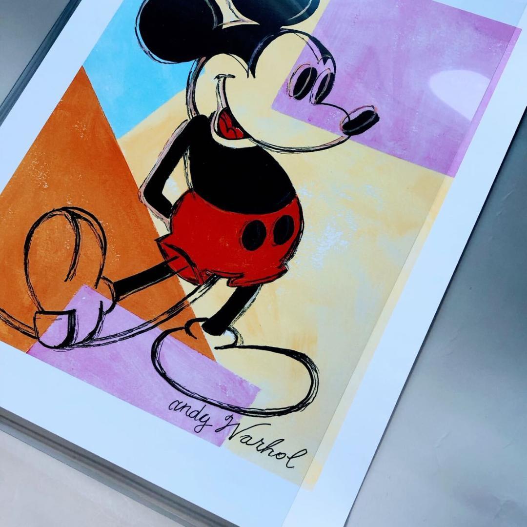 ＃3890 アンディ ウォーホル リトグラフ ミッキーマウス世界 300枚 限定