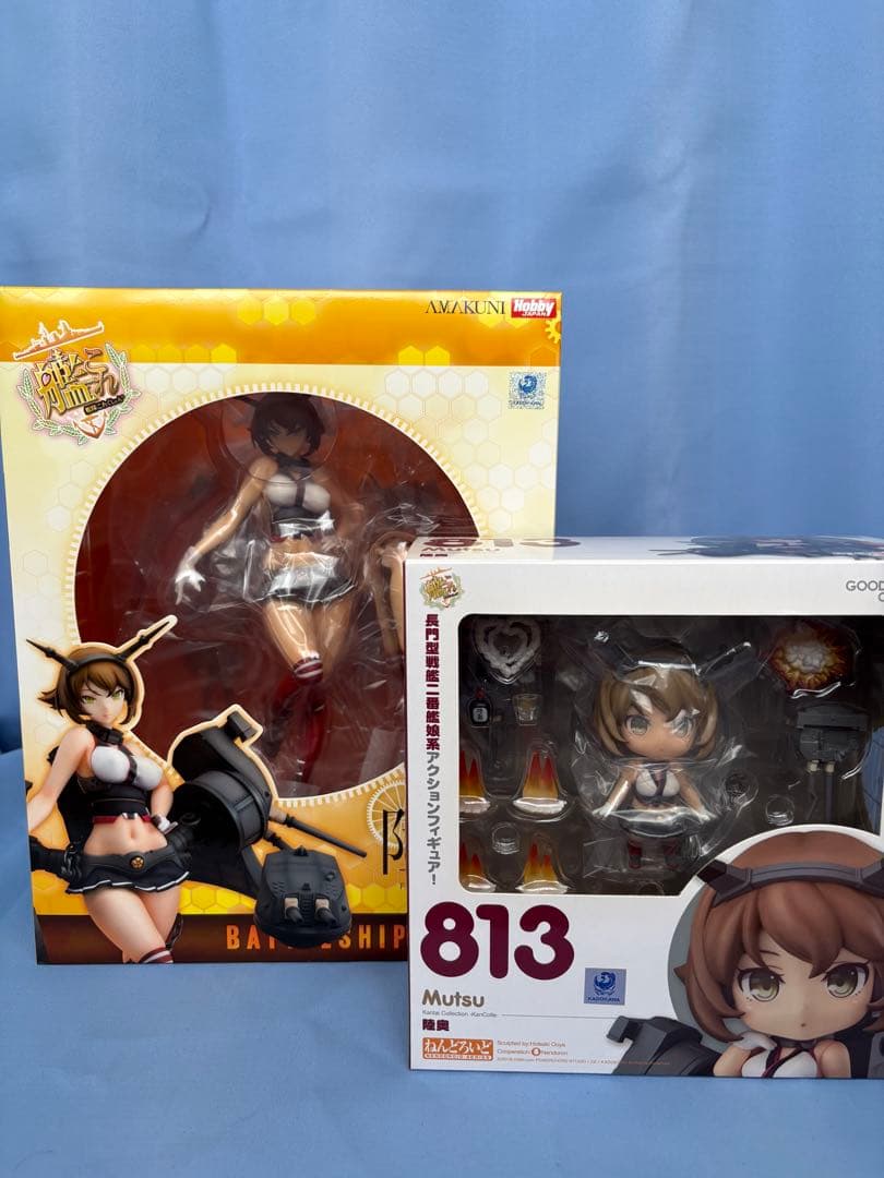 艦これ　陸奥　AMAKUNI & ねんどろいど　2体セット　フィギュア