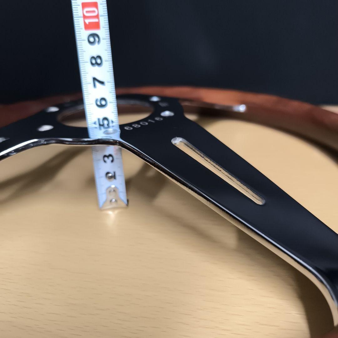 NARDI ナルディタイプ 　クラシック　ウッド&メッキスポーク350mm