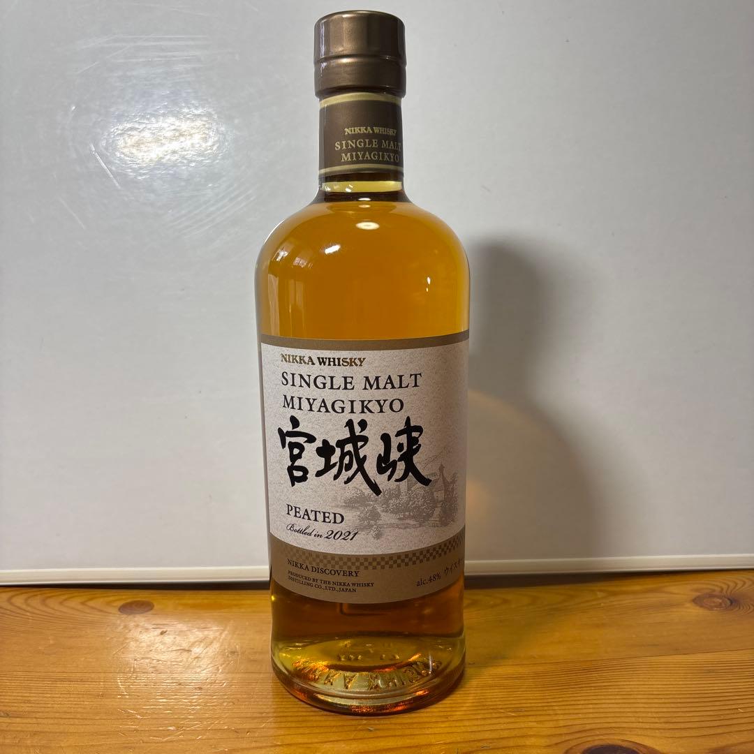 新品未開栓 ニッカ宮城峡シングルモルト2021 ピーテッド 700ml