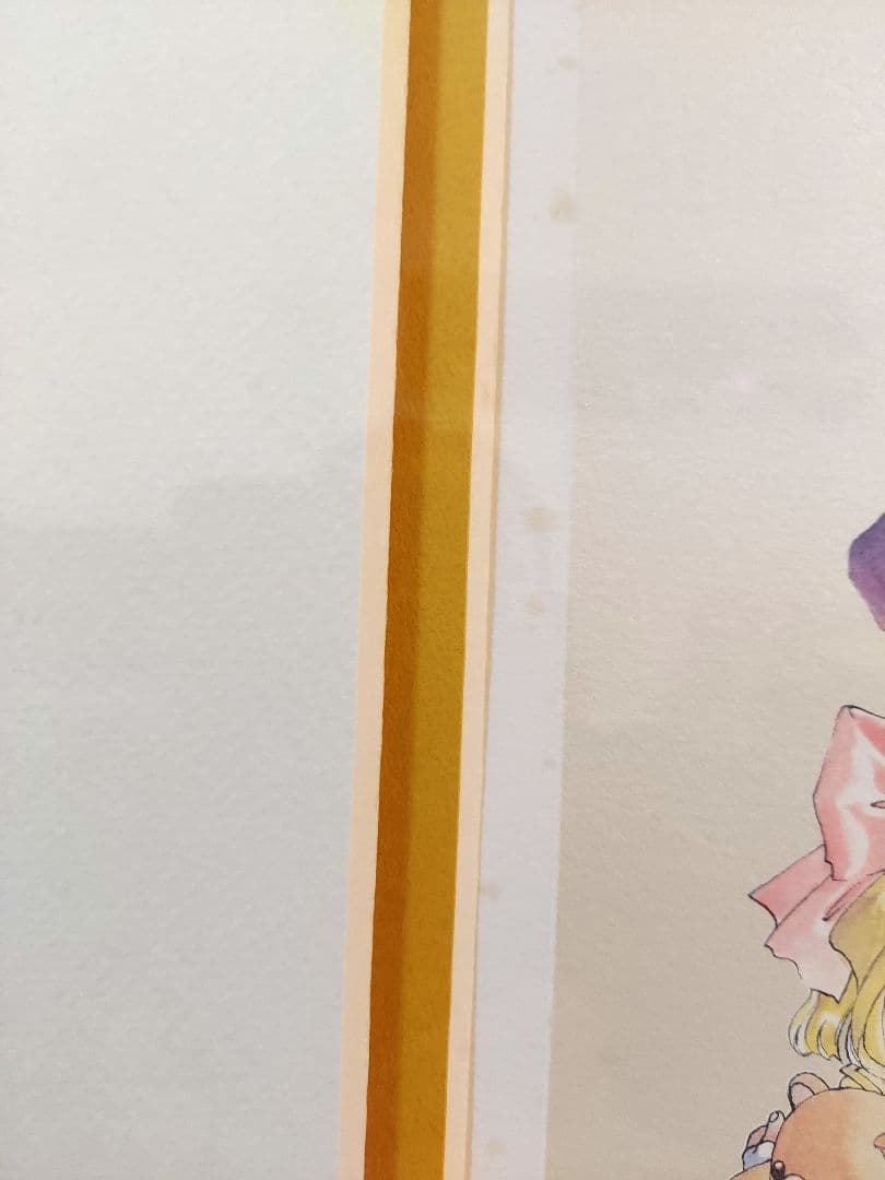 【直筆サイン入り！】サクラ大戦　リトグラフ「花」藤島康介　複製原画