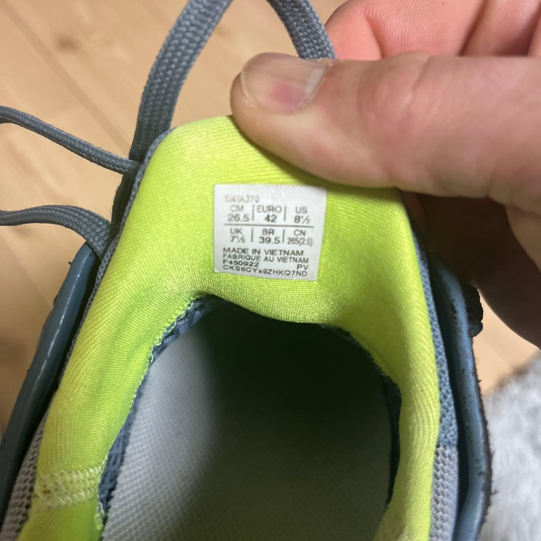 ASICS テニス用シューズ グレー/イエロー