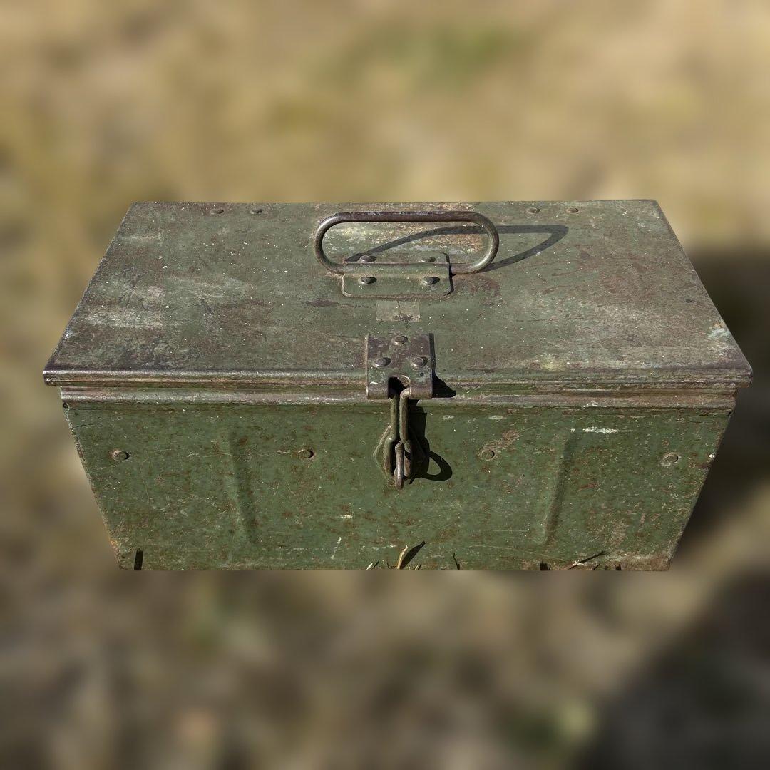 フランス　アンティーク　ツールボックス