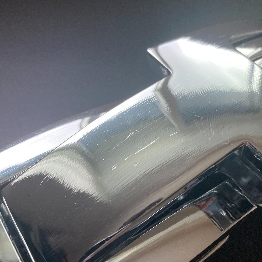 訳アリ パワーベルト レバーアクション 本革 ワンタッチ可変式 茶×光沢シルバー