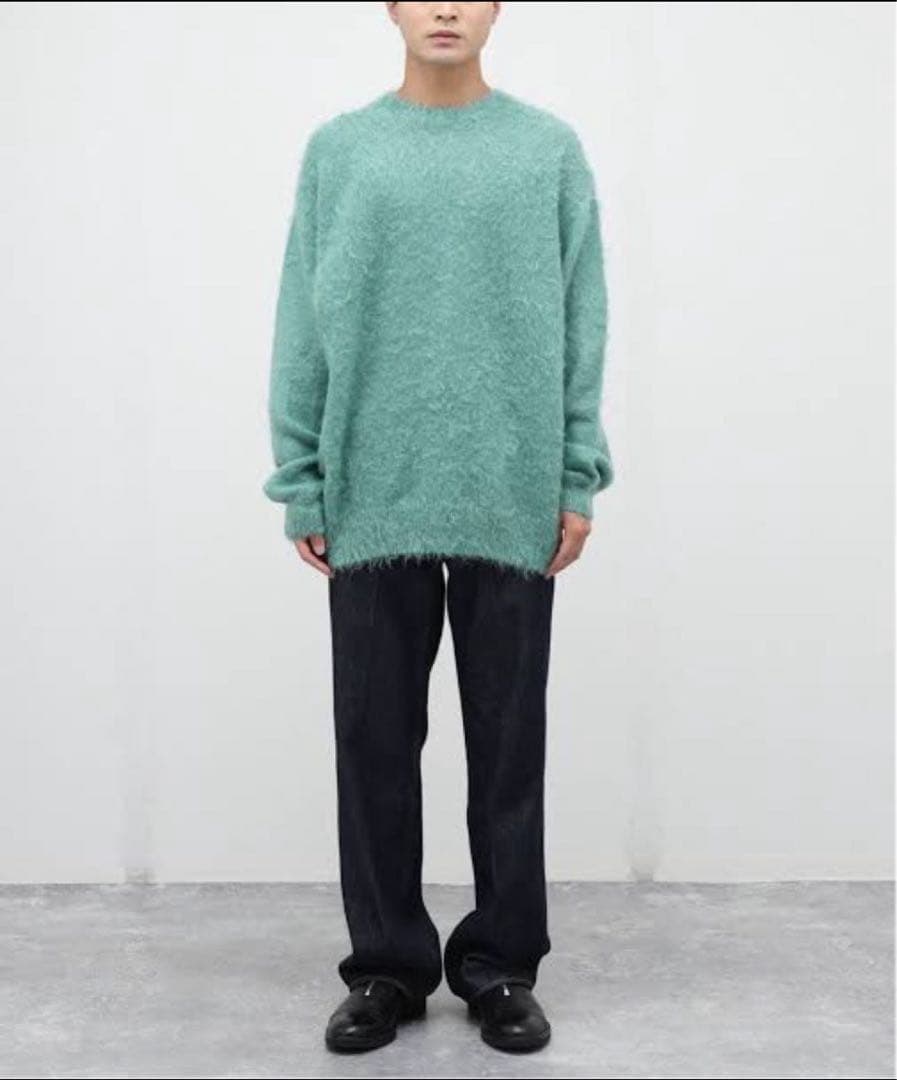 【AURALEE】BRUSHED SUPER KID MOHAIR KNIT