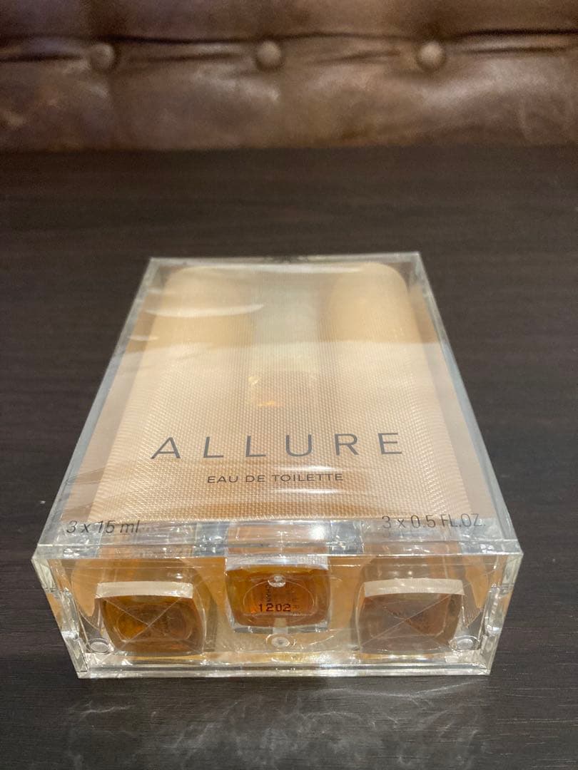【未開封】　シャネル　アリュール　オードトワレ　15ml 3本 本体　リフィル